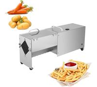 Trancheuse électrique de légumes, coupe frite, haute efficacité pour patates douces, carottes, concombres, jusqu'à 100 kg/h de production