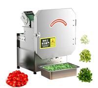Trancheuse électrique de légumes, robot de cuisine robuste, machine à couper les oignons à printemps, 150 kg/h, réglable de 1,5 à 35 mm, facile à nettoyer