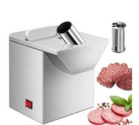Trancheuse électrique de saucisses et légumes, coupe-aliments à lame en acier carbone 420, machine en acier inoxydable avec entrée de 5 cm pour bacon, concombre, céleri, ail et piment