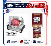 Trancheuse électrique FOHERE 200W jambon pain fromage 2 lames