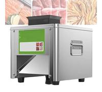 Trancheuse Électrique Professionnelle 850W - 310t/min, Lame Inox, 150kg/h De Capacité, Trancheuse À Viande Pour Boucherie, Trancheuse À Légumes Pour Restaurants(7mm)