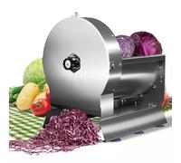 Trancheuse électrique Professionnelle, Trancheuse à Fruits Et Légumes, Réglable De 0 à 12 Mm (0 à 0,51"), 2 En 1 Avec Lame En Acier Inoxydable De 25 Cm, Pour Citrons, Pommes De Terre, Choux Tomates