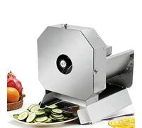 Trancheuse et broyeur de légumes électrique et manuel, robot culinaire multifonctionnel 2 en 1 avec épaisseur réglable, lames en acier inoxydable pour un nettoyage facile B