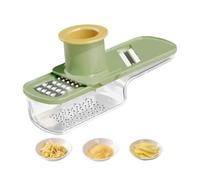Trancheuse Et Coupe-Légumes Râpe Multifonction Pour Légumes | Outil De Hachage D'Ail Pour Gingembre Légumes Oignon Aliments Fruits Carotte Amande En Cuisine Et Restaurant Vert
