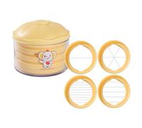 Trancheuse et hachoir manuel 4 en 1 - Coupe-œufs durs polyvalent pour cuisine | Râpe résistante pour œufs, légumes, fruits, fromage, salades, pommes de terre et préparation rapide des repas.