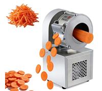 Trancheuse et râpe à légumes électrique, machine de découpe alimentaire commerciale, trancheuse à fruits et légumes en acier inoxydable, machine de traitement des poivrons