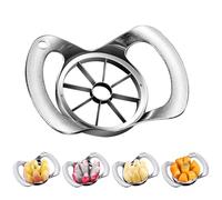 Trancheuse et vide-pomme en acier inoxydable épaissi, coupe-pommes, séparateur, coupe-fruits, coupe fruits, facile à utiliser, gain de temps, gain de main-d'œuvre, convient pour pommes, poires,