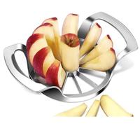 Liigemi Coupe-pomme 12 lames extra large en acier inoxydable avec coupe-pomme, dénoyauteur, séparateur de pommes jusqu'à 10,2 cm