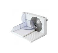 Jata Trancheuse JECF0300 – 170 mm, Régulateur 0 à 15 mm, Base antidérapante, Sécurité, Blanc