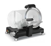 KitchenChef KCPTR250N trancheuse Electrique 140 W Aluminium, Noir Aluminium