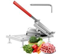 Trancheuse manuelle à viande, rouleau de mouton, trancheuse en acier inoxydable, découpeuse à viande, machine à découper réglable, planche à découper à saucisses, trancheuse à pain domestique