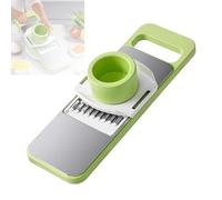 Trancheuse Martivex, coupe-légumes 6 en 1, outil de cuisine multifonction avec lames en acier inoxydable for trancher, râper, julienne, for légumes, pommes de terre, oignons, beurre(1PCS)