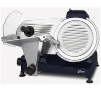 H.Koenig Trancheuse électrique à jambon, viande, saucisson, charcuterie MSX256, professionnelle, précise, épaisseur de la coupe 0-12 mm, lame italienne 25 cm, aiguiseur intégré, large plateau, 282 rpm