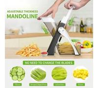Trancheuse multifonction pour légumes, trancheuse à pommes de terre, râpe à carottes, éminceur d'oignons, râpe à fromage, ustensile de cuisine Acier inoxydable