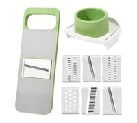 Trancheuse pour aliments - Coupe-légumes manuel - Trancheuse de légumes professionnelle | Trancheuse de légumes, râpe et éplucheur - Outil de cuisine pour pommes de terre, oignons, fromages et plus