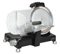 KitchenChef KCPTR250N trancheuse Electrique 140 W Aluminium, Noir Aluminium