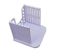 Trancheuses à pain pour pain fait maison Trancheuse à grillé réglable Guide de tranchage Trancheuse manuelle en plastique pour trancher les outils de cuisson cuisine pliables (blanc)