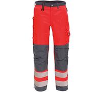 Tranemo 4820-44-97-D84 CE-ME HV Pantalon Taille D84 Rouge/Gris