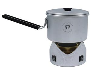 Trangia Micro Original Réchaud compact léger | Parfait pour le camping en solo | Comprend un gobelet en T avec couvercle
