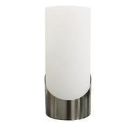 Trango Verre LED Lampe de chevet TG2017-02 lampe de table Andrea incl. 1x E14 LED illuminant 3000K lampe blanc chaud de fenêtre, lampe de table, lampe de chevet pour chambre