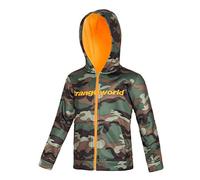 Trangoworld Oby-P Maillot de survêtement Mixte Enfant, Kaki/Tournesol, 04