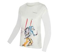 Trangoworld The Lonely WM T-Shirt pour Femme XL Blanc/Vert Menthe