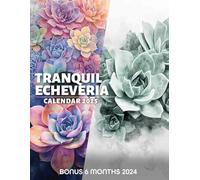 Tranquil Echeveria 2025: Bask in Over a Year of Tranquil Succulent Designs, Ideal for Stylish Planning and Organization