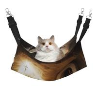 Tranquil Tomb With Rising Light Scene Printed Pet Hamac - Hamac de couchage pour chats, lapins, furets, chiots, petits animaux