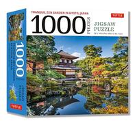 Tranquil Zen Garden in Kyoto Japan- 1000 Piece Jigsaw Puzzle: Ginkaku-ji, Temple of The Silver Pavilion (Finished Size 24 in X 18 in)