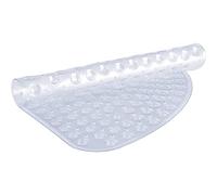 TranquilBeauty Tapis de Douche/Bain carré Anti-dérapant, Anti-moisissure et Machine Lavable, pour Receveur de Douche à l'italienne,Idéal pour Les Enfants et Les Personnes âgées(Transparent,54x54cm)