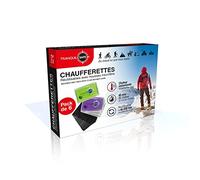 TRANQUILISAFE ® - Lot chaufferettes de Poche - Réutilisables et Pratiques - bouillote Magique - Chauffe Mains Chaleur Instantanée - idéal pour Ski, randonnées avec Housse en Microfibre Offerte (6)