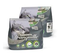 Tranquille - Litière pour Chat Agglomérante Minerale Carbonite 8 litres - Lot de 2