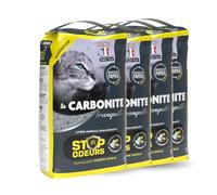 Tranquille - Litière pour Chat - Carbonite Stop Odeurs (4x5L) | Litière Agglomérante Charbon Actif Carbon Shield | Ultra Absorbante, Agglomérante & Anti-Poussière | Contrôle Odeurs