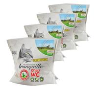 Tranquille - Litière pour Chat Solu WC - 4,4 litres - Lot de 4