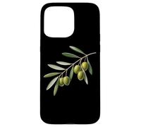 Tranquillité paisible des branches d'olivier Coque pour iPhone 15 Pro Max