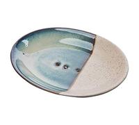 Tranquillo Porte-Savon Theodora en céramique avec des Trous pour l'évacuation de l'eau 14 x 9,5 cm