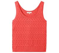 Tranquillo - Women's Ajour Strick-Top - Débardeur - L - coral