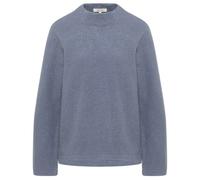 Tranquillo - Women's Kurzer Pullover aus Reiner Walkwolle - Pull en laine - S - smoke