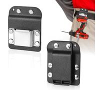 TranRantic Porte Outils Ceinture, Clip-on Ceinture Porte Outil, Ceinture de Travail pour Crochets et Outils, Sacoche Plaquiste Acier Inoxydable pour Visseuse Cloueur et Perceuse sans Fil