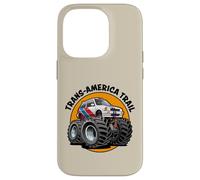 Trans-America Trail Voiture de Rallye rétro 4x4 Coque pour iPhone 14 Pro