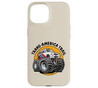 Trans-America Trail Voiture de Rallye rétro 4x4 Coque pour iPhone 15