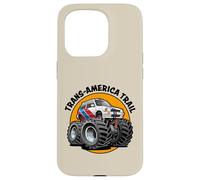 Trans-America Trail Voiture de Rallye rétro 4x4 Coque pour iPhone 15 Pro