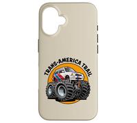 Trans-America Trail Voiture de Rallye rétro 4x4 Coque pour iPhone 16
