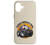 Trans-America Trail Voiture de Rallye rétro 4x4 Coque pour iPhone 16 Plus