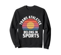 Trans Athletes Belong in Sports LGBTQ inclusif - Sweatshirt