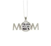 Trans Man Support LGBT transgenre Cadeau de fête des mères pour maman, grand-mère, collier d'anniversaire, M