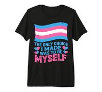 Trans Pride Chemise The Only Choice I Made Was Myself T-Shirt Haut de Gamme