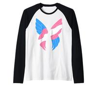 Trans Pride Wings Manche Raglan