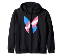 Trans Pride Wings Sweat à Capuche