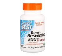 Trans-Resveratrol avec ResVinol-25, 200mg - 60 vcaps